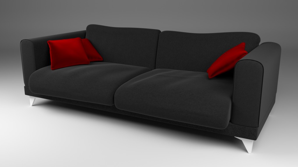 Realistic couch preview image 1